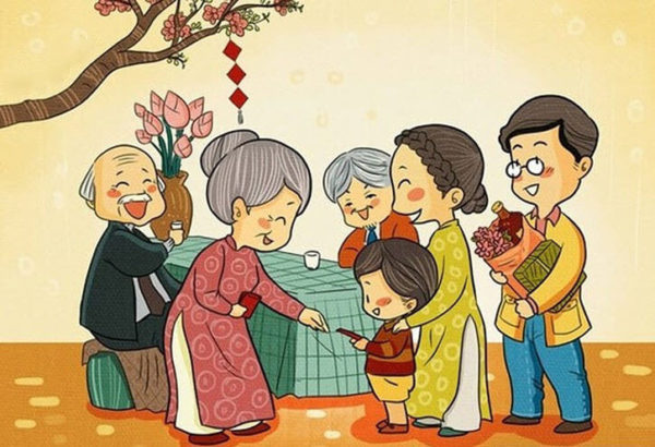 Nếu bạn muốn cảm nhận lại không khí tết truyền thống của người Việt Nam, hãy xem hình ảnh này. Vẽ tranh là một trong những hoạt động không thể thiếu trong ngày Tết của mỗi gia đình. Mỗi bức tranh tươi vui sẽ giúp gia đình bạn trở nên ấm áp hơn trong dịp đầu năm.
